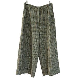 Ivan Grundahl Max Copenhagen Plaid Wool Wide Leg Pant